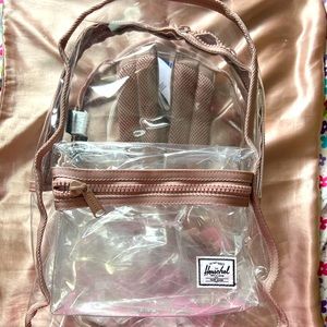 ❌SOLD❌Herschel limited edition clear mid volume classic backpack